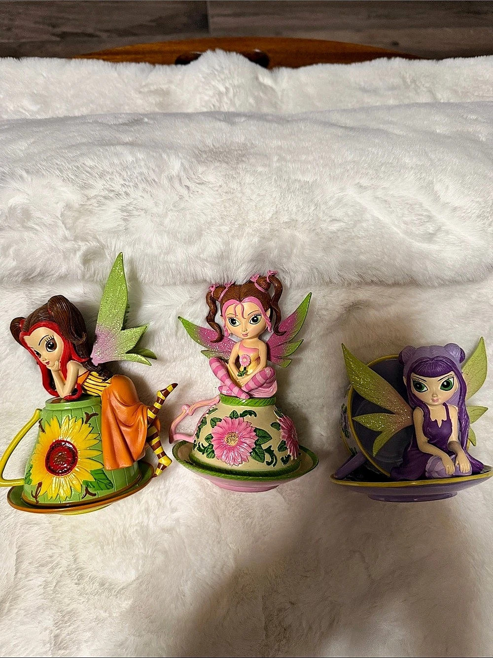 Jasmine Becket Griffith JBG tiny treasures teacup fairies 7 Hamilton Collection